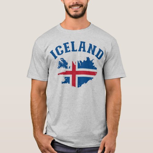 Iceland flag   T_Shirt