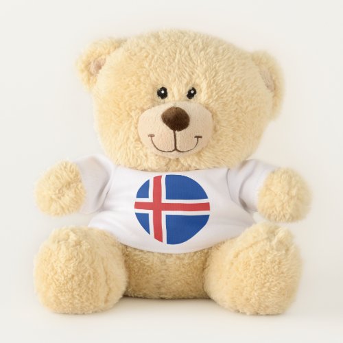 Iceland flag  teddy bear