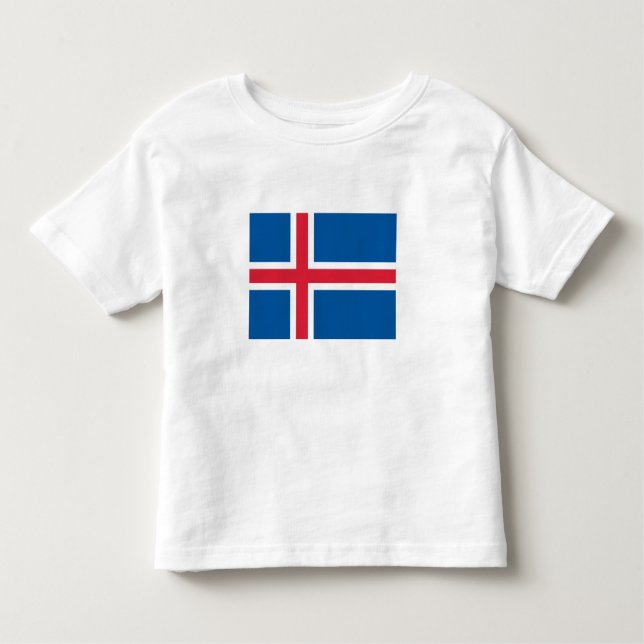 Iceland Flag Toddler T-shirt (Front)