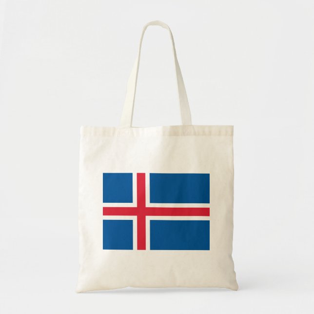 Iceland Flag Tote Bag (Front)