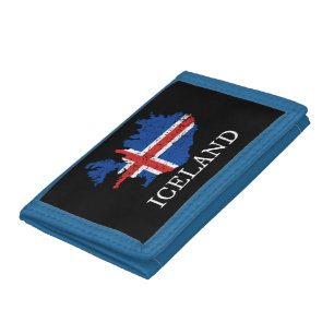 Iceland Flag Trifold Wallet