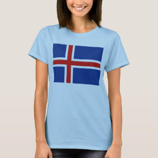 Iceland Flag x Map T-Shirt