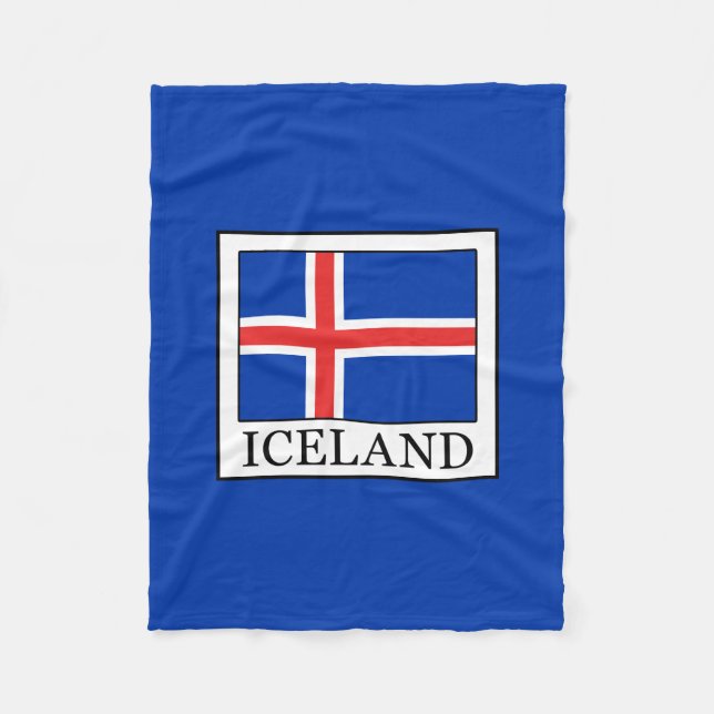 Iceland Fleece Blanket (Front)