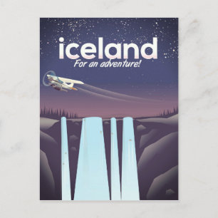 Iceland " For an adventure!' Postcard