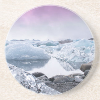 Iceland Glacier Lagoon Sandstone Coaster