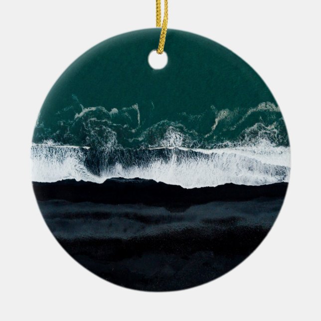 Iceland Glacier Solheimajokull Ornament (Front)