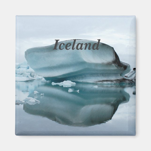 Iceland Glaciers Magnet (Front)