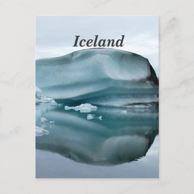 Iceland Glaciers Postcard (Front)