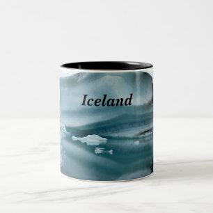 Iceland Glaciers Two-Tone Coffee Mug
