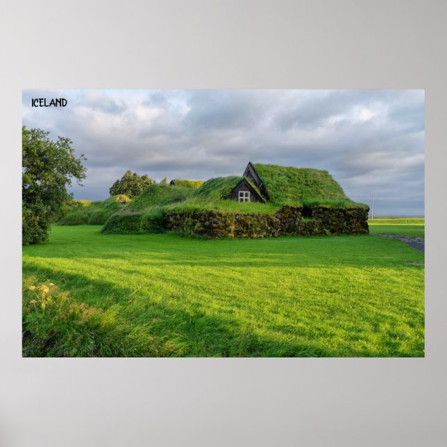 Iceland - Green House Poster (Front)