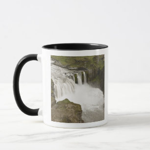 Iceland. Hafragilsfoss waterfall in Mug