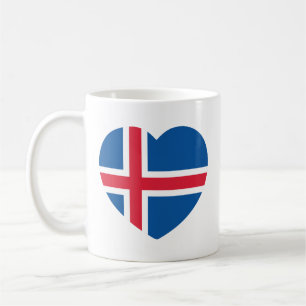 Iceland Heart Flag Coffee Mug