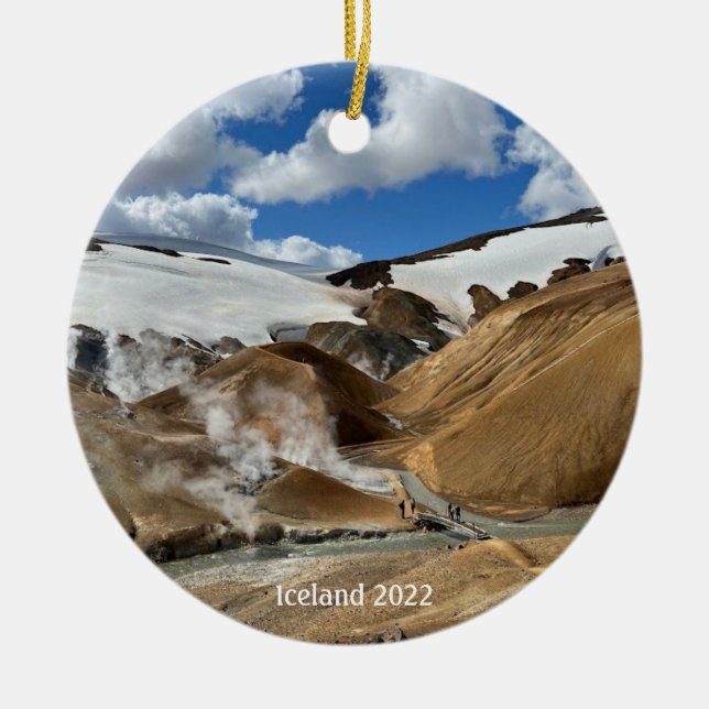 Iceland highlands ornament (Front)