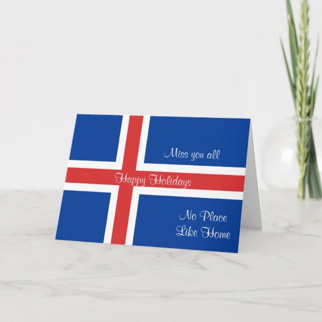 Iceland holiday greeting cards (Front)