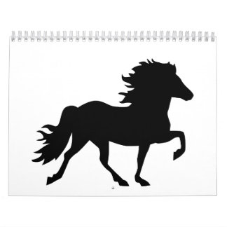 Iceland horse calendar