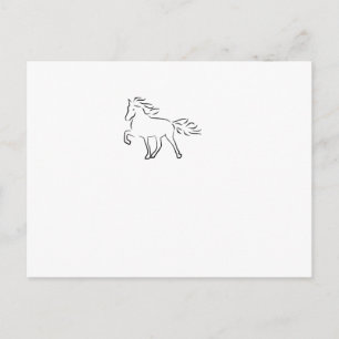 Iceland Horse Postcard