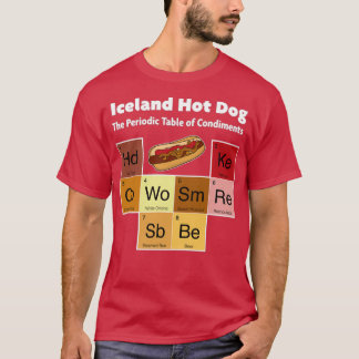 Iceland Hot Dog Viking Cuisine Reykjavik Remoulade T-Shirt