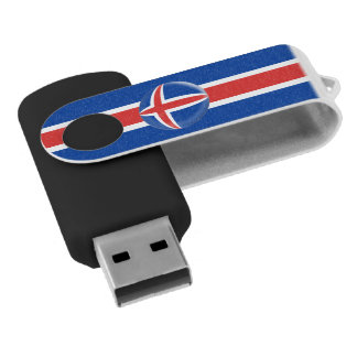 Iceland Icelandic Flag USB Flash Drive