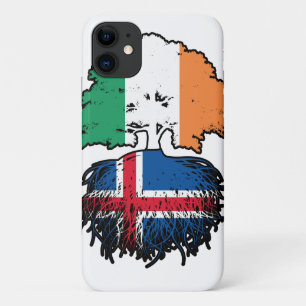Iceland Icelandic Irish Ireland Tree Roots Flag iPhone 11 Case