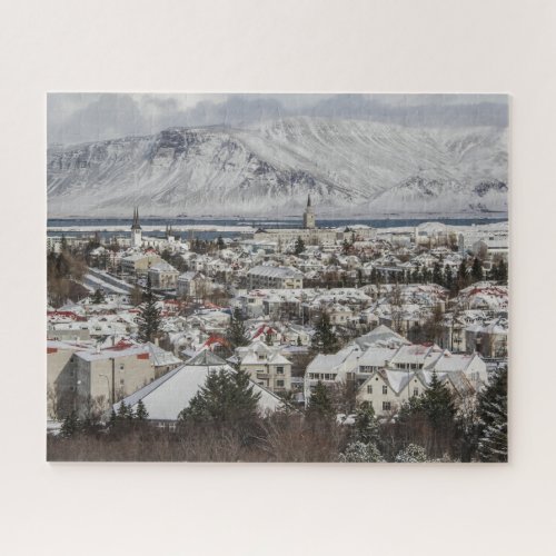 Iceland Jigsaw Puzzle _ Reykjavik in Winter