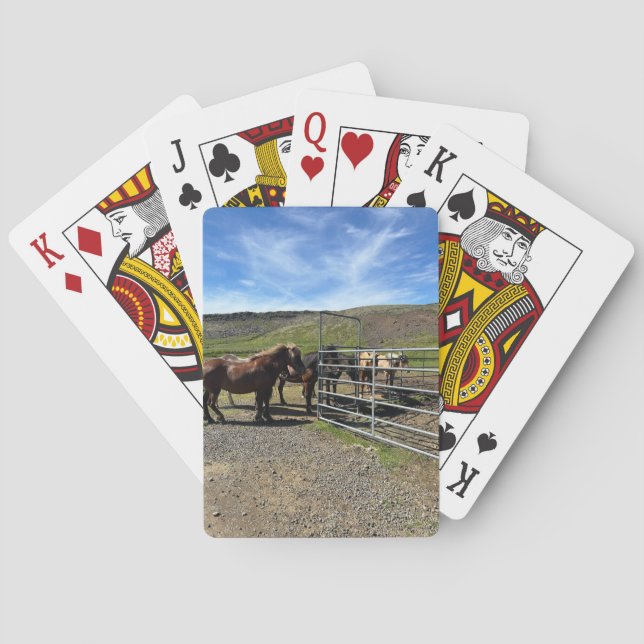 Iceland Landscape Playing Cards (Back)