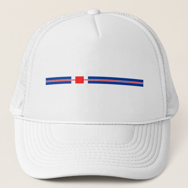 Iceland love patriot trucker hat (Front)