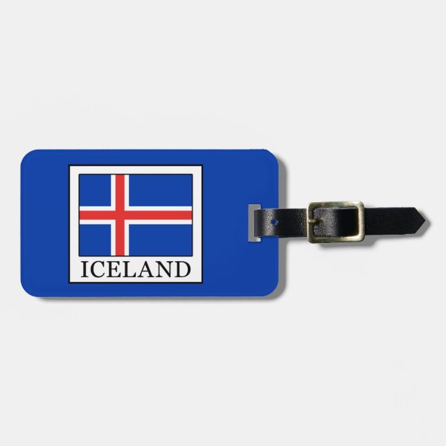 Iceland Luggage Tag (Front Horizontal)