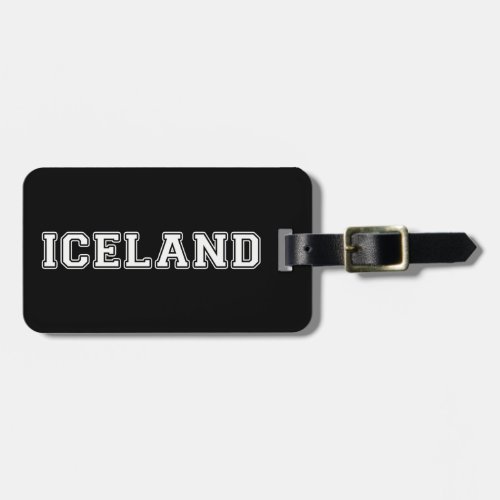 Iceland Luggage Tag