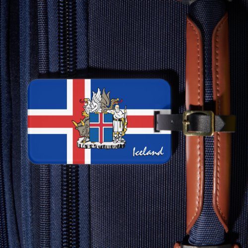 Iceland Luggage Tags patriotic Icelandic Flag Luggage Tag