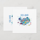 Iceland map (Front/Back)