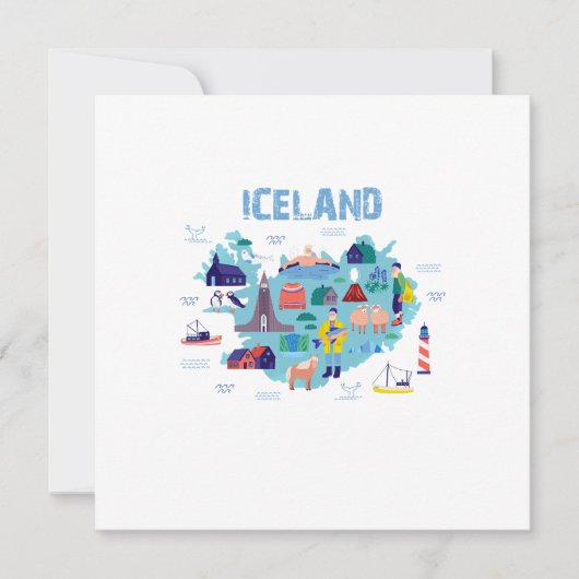 Iceland map (Front)