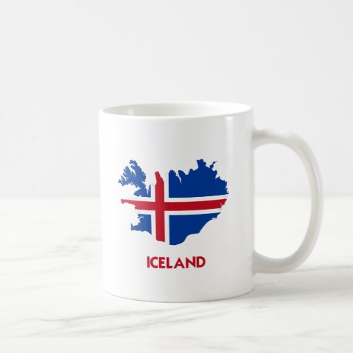 ICELAND MAP COFFEE MUG
