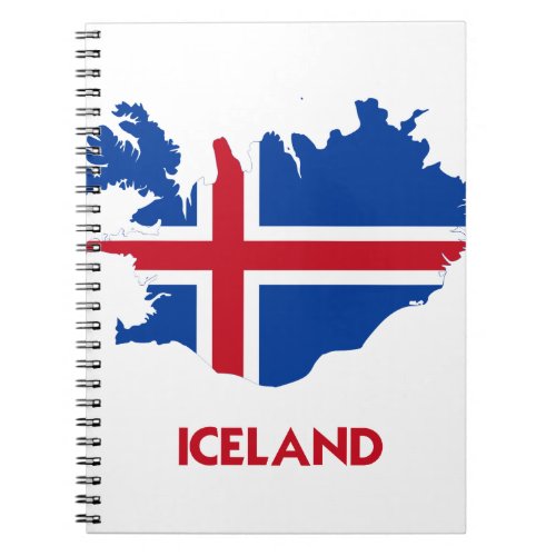 ICELAND MAP NOTEBOOK