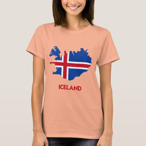ICELAND MAP T_Shirt