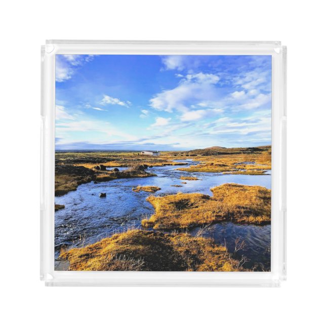 Iceland nature - acrylic tray (Front)