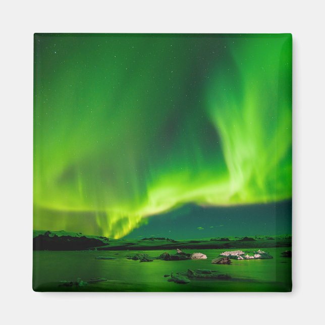Iceland Northern Lights Magnet (Front)