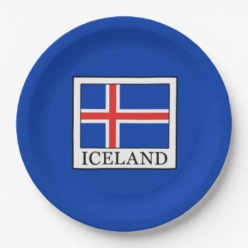 Iceland Paper Plates by KellyMagovern at Zazzle