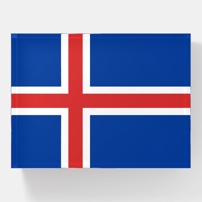 Iceland Paperweight (Front)