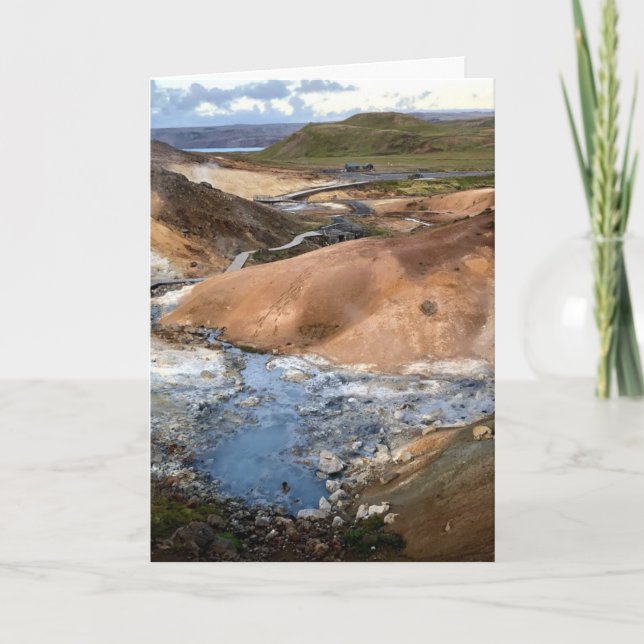 Iceland -  Personalized Holiday/Greeting card (Front)