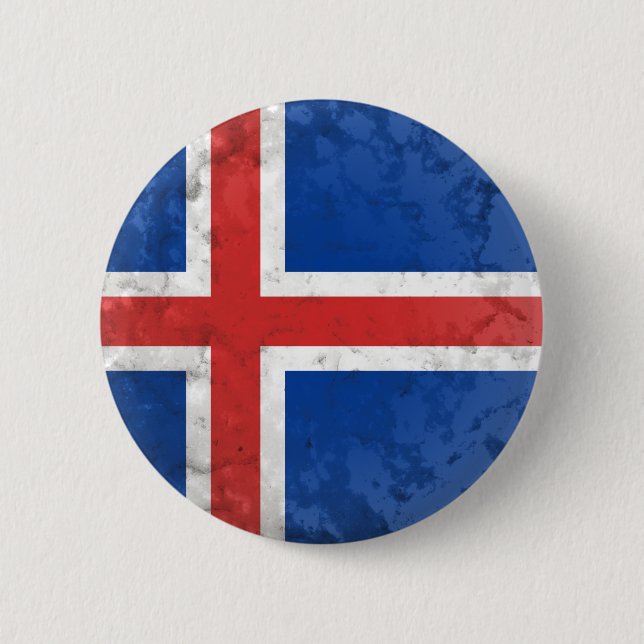 Iceland Pinback Button (Front)