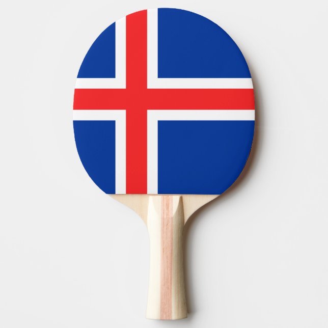 Iceland Ping Pong Paddle (Front)