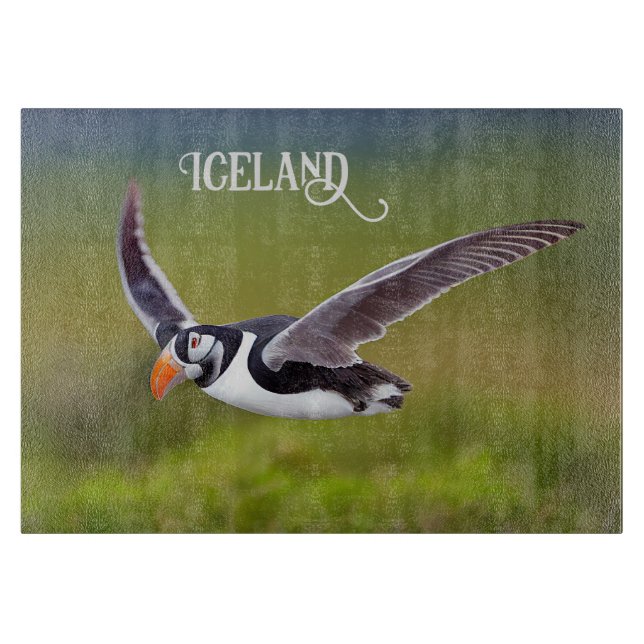 Iceland Puffin Cutting Board (Front)