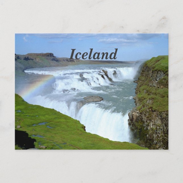 Iceland Rainbows Postcard (Front)