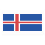 ICELAND RECTANGULAR STICKER