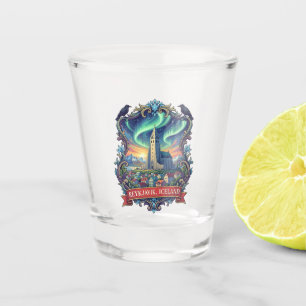 Iceland Reykyavik Church of Hallgrimur Travel Shot Glass