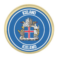 Iceland Round Emblem