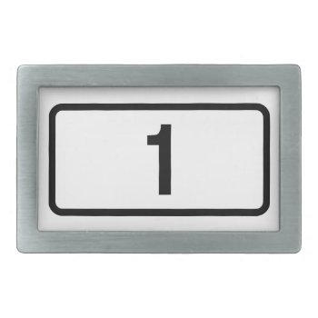 Iceland Route 1 Ring Road Rectangular Belt Buckle by abbeyz71 at Zazzle