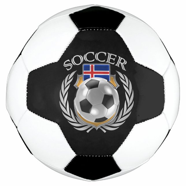 Iceland Soccer 2016 Fan Gear Soccer Ball (Front)
