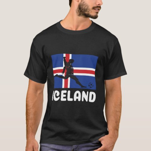 Iceland Soccer Football Shirt Flag Team Player