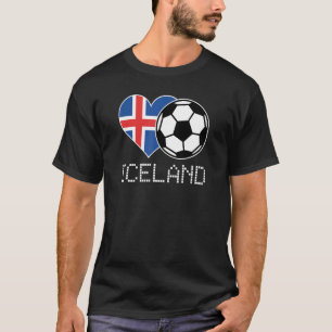 Iceland Soccer Icelander Flag Love Country Pride H T-Shirt